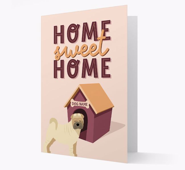 Home Sweet Home: Personalised {breedFullName} Card